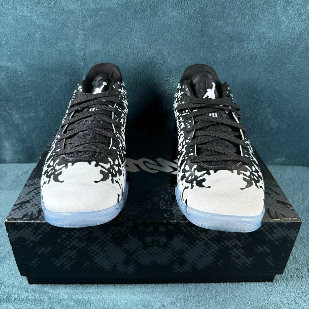 Jordan Zion 3 Gen Zion Men's Black White Laser Sneaker Low Top Size 9 DR0675-018